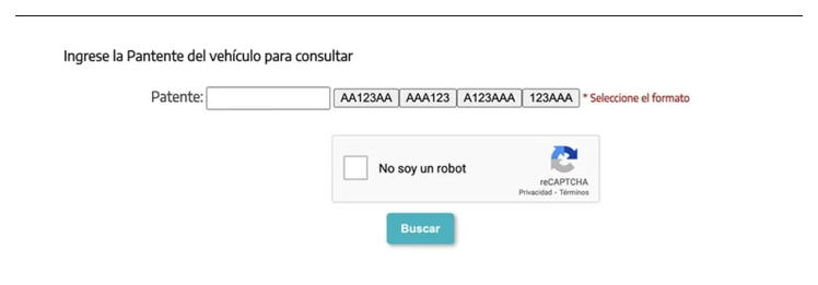 Paso 2 para consultar o cambiar el turno de la VTV en Longchamps